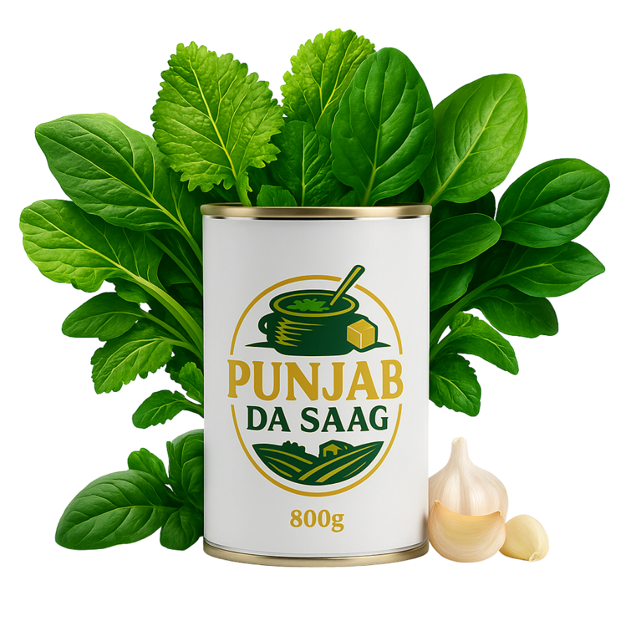 Traditional Punjab Da Saag - Ready to Eat Sarsoon Da Saag Family Pack (800g)