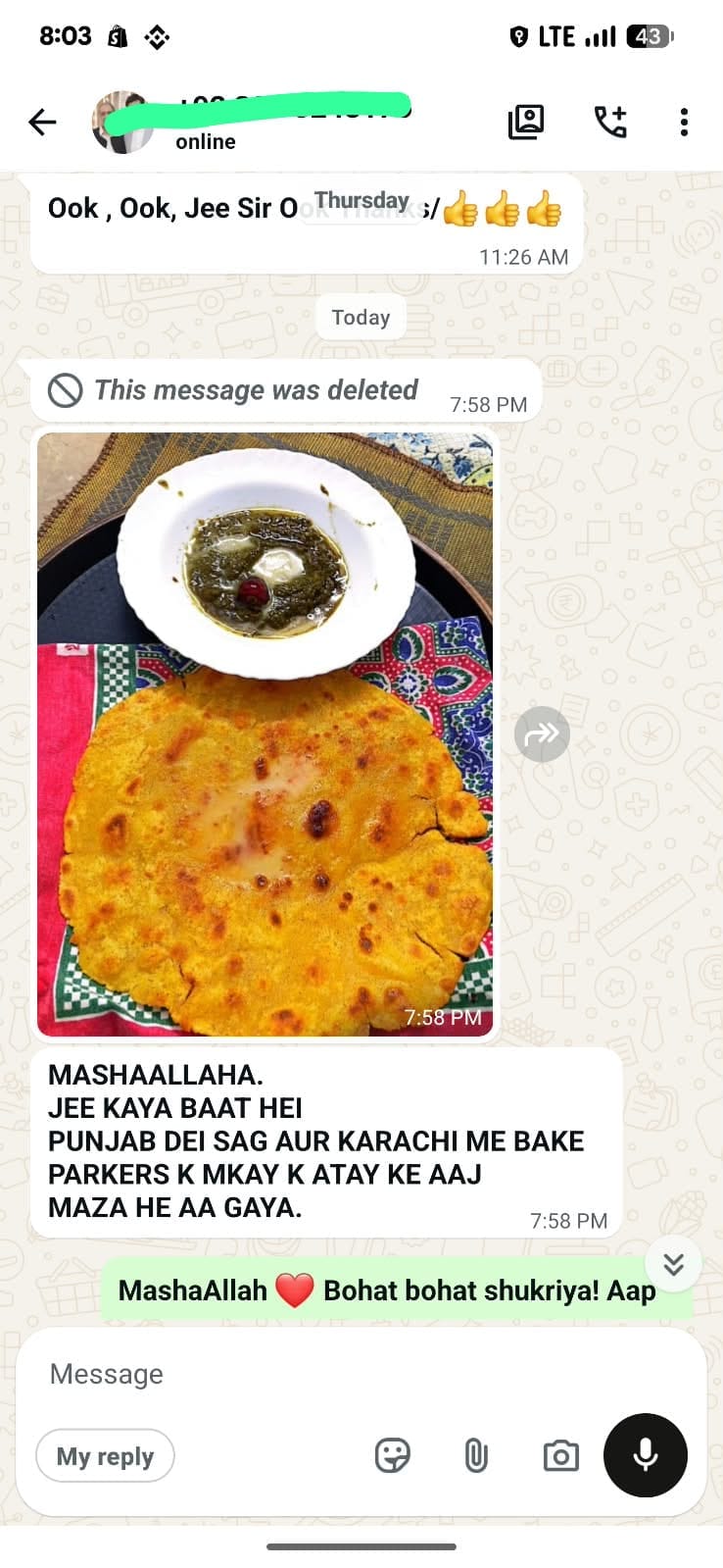 Customer review screenshot